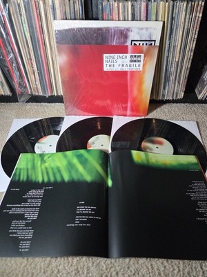 Nine Inch Nails The Fragile 3lp Vinyl 1999 1st Press Shrink/Hype/Book NM-