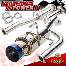 Godsnow 3 Steel Catback Exhaust 4.5 Burn Muffler Tip For 96-00 Civic Hatchback Godsnow 3 Steel Catback Exhaust 4.5 Burn Muffler Tip For 96-00 Civic Hatchback