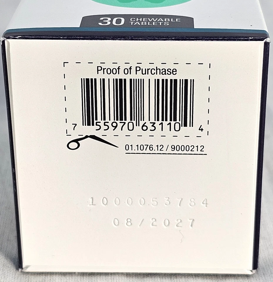 Nutramax Denamarin S-Adenosylmethionine Silybin Chewable Tablet Liver 30ct 8/27 - Image 3 of 3