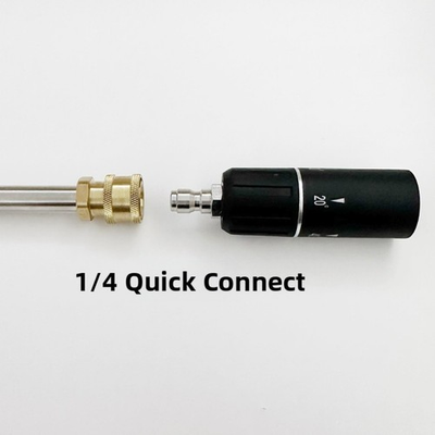 #ad Adjustable 5 in 1 Pressure Washer Nozzle with Quick Connect for Easy Attachment $19.81