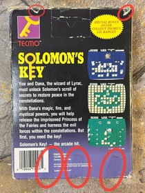 Solomon's Key CIB - Nintendo Entertainment System NES