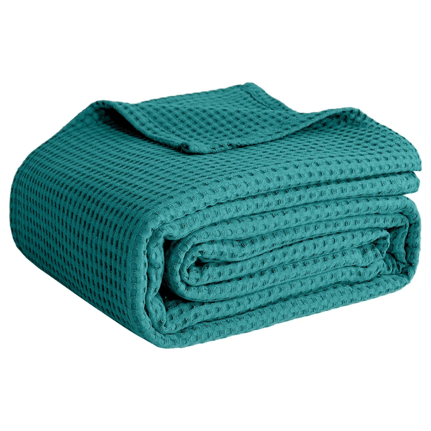 S Queen Size For Bed - Waffle Weave Blankets For Summer, L...