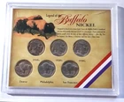 Legend of the Buffalo Nickel 6 Coin Set Mint Mark PDS (US-876)