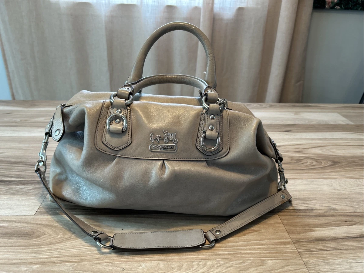 Coach Madison Satchel/Top Handle Bag Gray Bags & Handbags for 