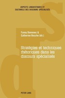 StratéGies Et Techniques RhéToriques Dans Les Discours SpéCialiséS Catherine Res