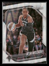 2025 Panini Prizm WNBA #76 A’ja Wilson White Seismic Prizms
