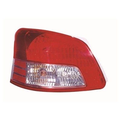 Left Driver Side Tail Light For 2007-2012 Toyota Yaris Base Sedan CAPA Certified