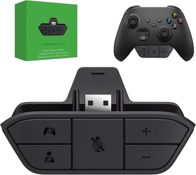 Stereo Headset Adapter, AOJAKI Controller Adapter Mic Adapter for Xb0x One/On...