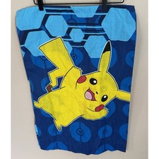 Nintendo 2017 Pokemon Pikachu Standard Size Pillowcase Replacement Blue Yellow