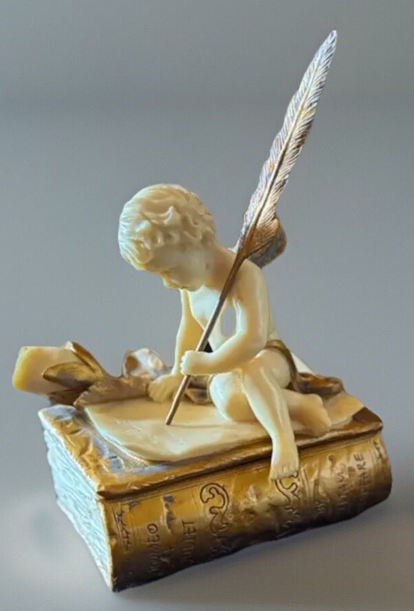 Toscano Cherub Love Letter Angel Trinket Box for Jewelry Keepsake