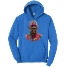 NEW Art Society AIR MJ 23 GRAFFITI ROYAL BLUE Hoodie SMALL-4XLARGE MADE IN USA