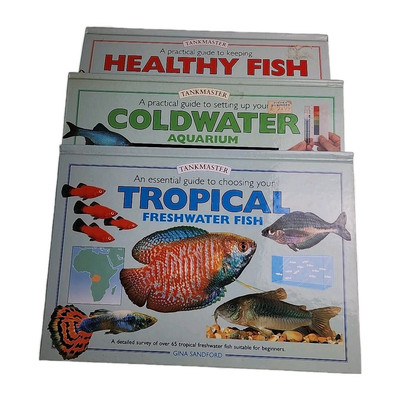 3x Tankmaster Hardback Book Lot Tropical Coldwater Healthy
