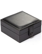 Luxury PU Leather Pocket Watch Box Display Storage Case