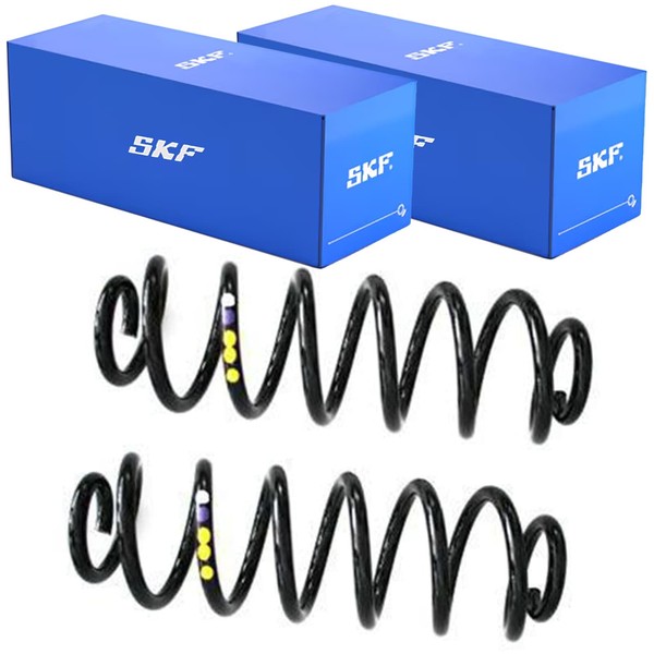 2X SKF Fahrwerksfedern Hinten Passend FüR Seat Altea Skoda Superb VW Passat-image
