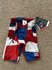 Speedo Competitive Endurance Youth Swim Shorts Jammer Drawstring Size 22