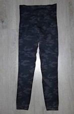 Spanx Look At Me Now Black Camo Seamless Athletic Active Leggings Size Medium