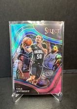 2021-22 Panini Select - Courtside Cole Anthony #250 Teal White Pink Prizm /49