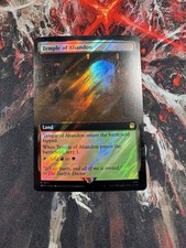 Magic The Gathering Doctor Who Extended Art Surge Foil Temple of Abandon R 1114