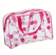 Waterproof Travel Zipper Pouch - Portable, Foldable Cosmetic.