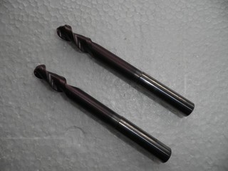 2 X Radiusfräser / Kugelfräser ATORN 10 mm