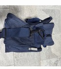 Trafalgar Navy Blue Canvas Duffle Bag 14" Adjustable Strap Carry On VINTAGE — photo 5