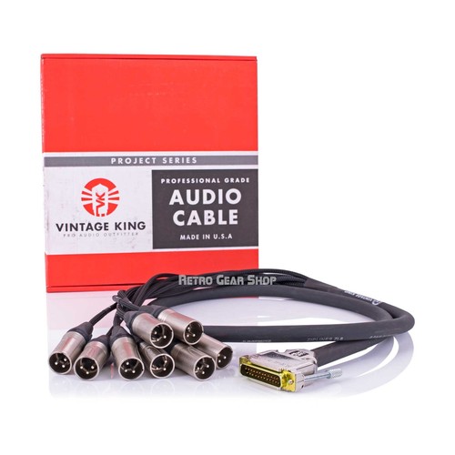 Vintage King Project Series db25 - XLRM 5ft Cable