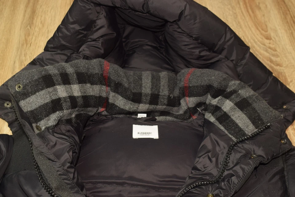 Chaleco chaqueta plumón de ganso con logotipo de Burberry para hombre talla US L Foto 3 de 4