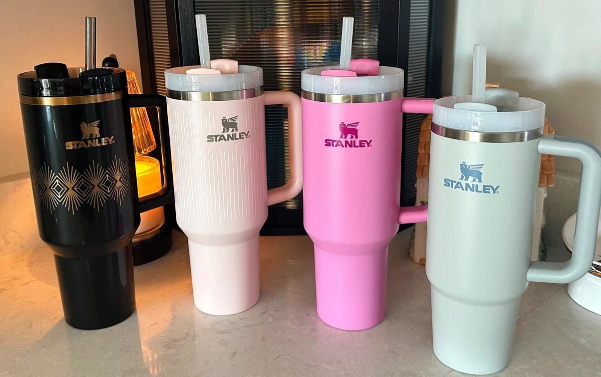 Pajitas De Repuesto Para Vaso Stanley Adventure - Paquete De 4 Unidades, Ajustables, Incluye Cepillos Limpiadores