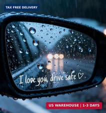 10PCS I Love You Drive Safe Mirror Sticker, I Love You Drive Safe Sticker for Ca