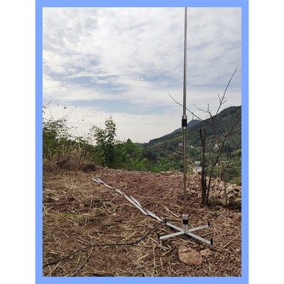 GPTWO-PRO 7-54MHz Shortwave Antenna GP Antenna Outdoor Amateur Radio HF Antenna 