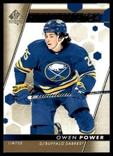 2022-23 SP Authentic Future Watch Gold Owen Power Rookie /99 Buffalo Sabres #102