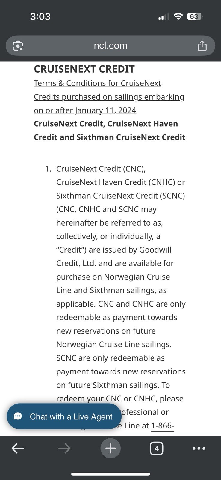 $500.00 NCL CruiseNext Deposit Certificates Norwegian Cruise Vouchers