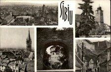 RPPC Sibiu Transylvania Romania vintage postcard q154