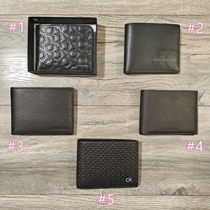 CK Calvin Klein noir en cuir Billfold Portefeuille Hommes NEW WITH BOX