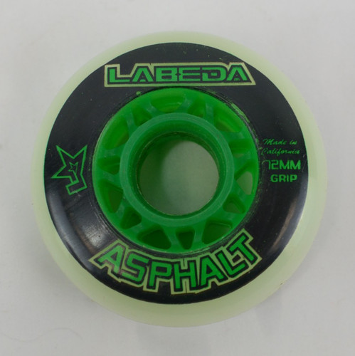 Labeda Gripper Asphalt Outdoor Inline Wheels 72mm White 4-Pack  (0410-452)