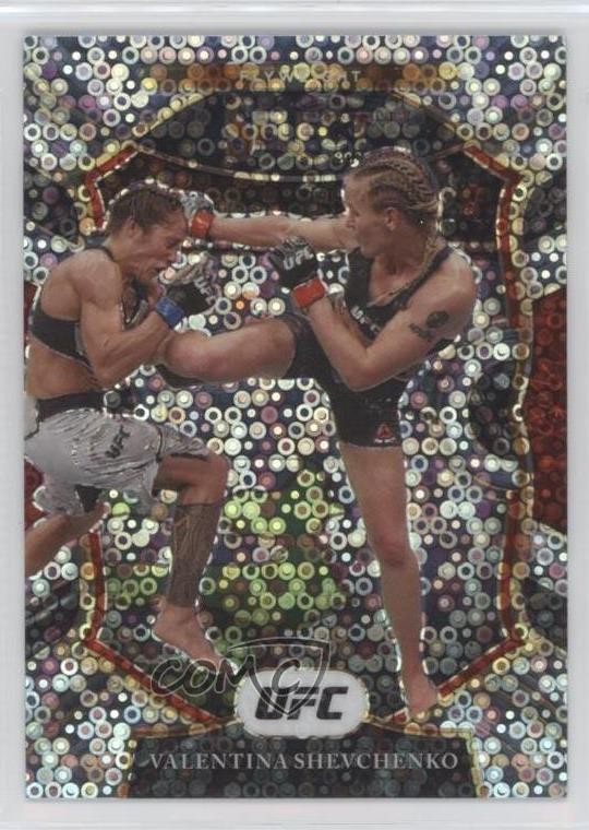2021 Panini Select UFC Concourse Disco Prizm Valentina Shevchenko #33 4m4
