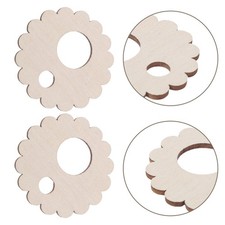 100 Pcs Cross Stitch Organizer Wooden Floss Embroidery Storage Tool Bobbins