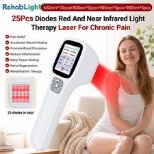 2500mW Low Level Laser Therapy Body Wound Healing Pain Relief LCD Touch Screen
