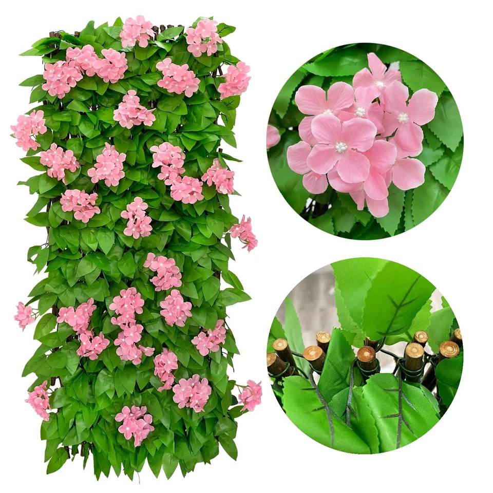 Valla Expandible Pantalla de Privacidad Imitación Hiedra Decorativa para Exterior Jardín Pared P... Foto 2 de 4