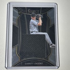 Garrett Crochet 2021 Panini Select Rookie Jersey Swatch RC Red Sox White Sox