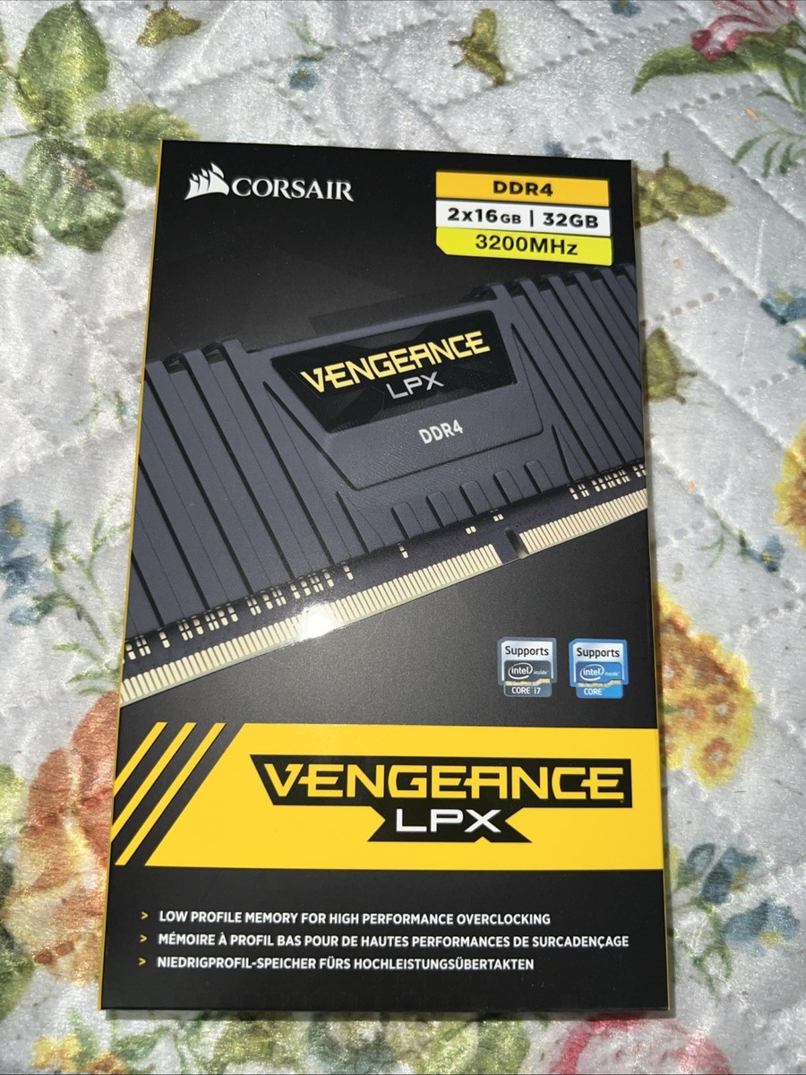 Corsair Vengeance LPX DDR4 32GB(16GBx2)① CORSAIR Vengeance LPX DDR4 RAM 32GB (2x16GB) 3200MHz CL16-20-20-38