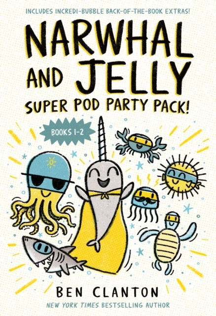 Narwhal and Jelly: Super Pod Party Pack! by Ben Clanton NEW - Image 2