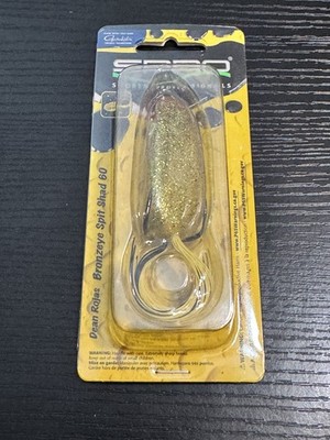 Spro Bronzeye Spit Shad 60  1/2  60mm Yellow Sparkle