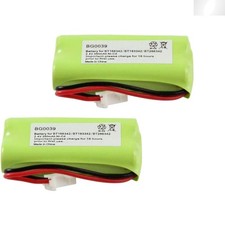 Dual 2-Pack 350mAh Ni-CD Batteries for VTech  AT T Phones - Rechargeable Power