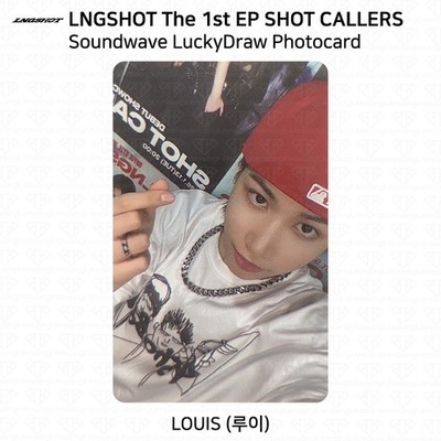 LNGSHOT Debut EP Shot Callers Soundwave Lucky Draw Photocard KPOP