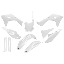 UFO Plastic Kit Set Full Complete White KX250F X 2025-2026 KX450F X 2024-2026