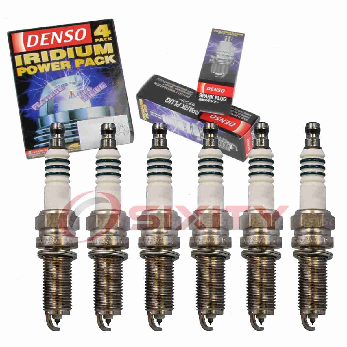 6 pc Denso Iridium Power Spark Plugs for 2011-2014 Volkswagen Routan 3.6L V6 tq