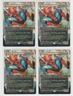 X4 MTG Magic Marvel SpiderMan - Spectacular Spider-Man #0014 - Borderless