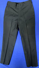 Vtg 60s US Army Dress Trousers Men 30x30 Wool Serge AG-44 Class 3 Military Green