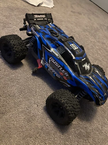 Traxxas Rustler 4x4 VXL Brushed Stadium Truck Blue